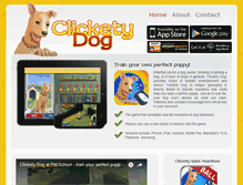 Tablet Screenshot of clicketydog.com